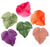Lucite Leaves 24x22.5x3mm Maple / Vine Leaf Frosted Bead 15.5g Choose Colours mix