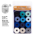 Winter S-Lon, Superlon Tex 210, 0.5mm Bead Cord Winter Mix 12 Colours  B
