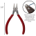Beadsmith Jewellers Tools - Fold Over Crimp Pliers for Leather Suede Findings b