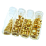 Gold Crimp Tube Beads Assort Size 0.8mm 1.3mm 1.5mm 2mm, 600 approx Basic Elements by Beadsmith 4