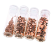 Copper Crimp Tube Beads Assort Size 0.8mm 1.3mm 1.5mm 2mm, 600 approx Basic Elements by Beadsmith 4