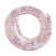 Imperial Glass Faceted Rondelle Micro Spacer Beads 3x2.5mm Pink Tones Mix AB x180pc approx