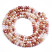 Imperial Glass Faceted Rondelle Micro Spacer Beads 3x2.5mm Coral n' Ivory Mix AB x180pc approx