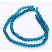 Imperial Glass Crystal Faceted Rondelle Spacer Beads 6x4.5mm Transparent Teal x90pc approx
