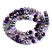 Imperial Glass Faceted Rondelle Spacer Beads 6x4.5mm Deep Purple Mix AB x90pc approx