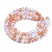 Imperial Glass Faceted Rondelle Spacer Beads 6x4.5mm Blush Mix AB x90pc approx