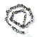 Sea Shell Squared Chip Beach Beads, 16 inch strand, Black - b