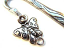 Silver Pewter Beading Bookmark Beads Butterfly Charm