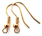 Gold Plated Earwire Hooks