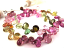 Multi Colour Tourmaline Facetted Heart Briolettes Beads