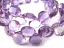 Amethyst Heart Briolete Gemstone Beads