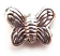 Thai Karen Hilltribe Silver Butterfly Bead