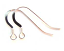 Sterling Silver Flat Earwires with coil