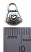 BALI Sterling Silver 13.4mm Heart Handbag Purse Charm x1 