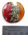 Red Splash 352m ~ Ian Williams Handmade Artisan Glass Lampwork Pendant Bead 