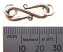 Sterling Silver 25x8mm Hook and Eye Clasp x1 