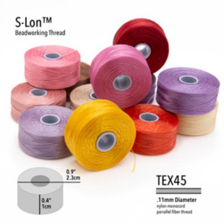 S-Lon, Super Lon Size D Thread Mix 3 pinks/purples 1.