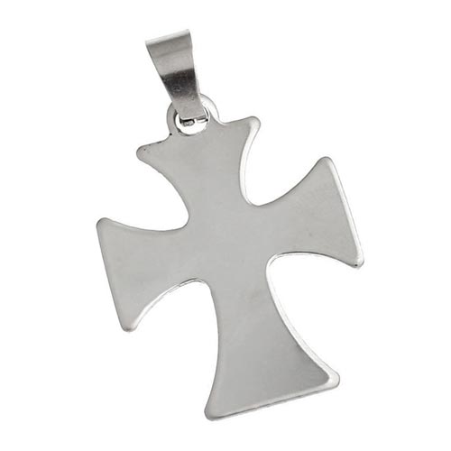 Stainless Steel Cross 40x24mm 18g Stamping Blank Pendant x1