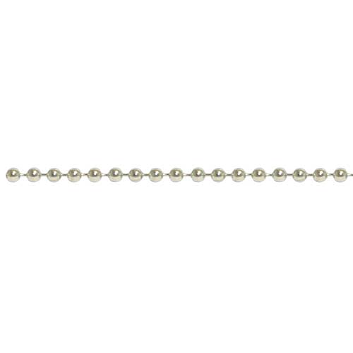 Aluminium 2.1mm Ball Bead Chain per ft - 30cm