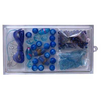 Beading Kit for Jewellery Making - Blue
