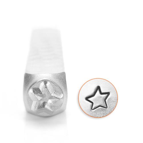 ImpressArt Fun Star 6mm Metal Stamping Design Punches