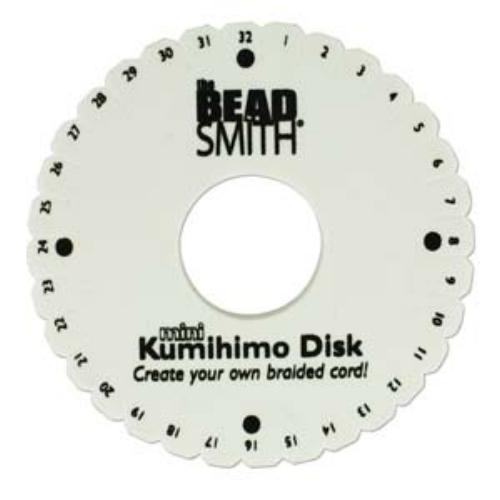 Beadsmith Kumihimo 4.25 inch Round Disk
