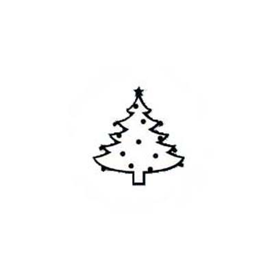 Stamping Tool Design - Christmas Tree 6mm Pattern Punch Steel Stamp 