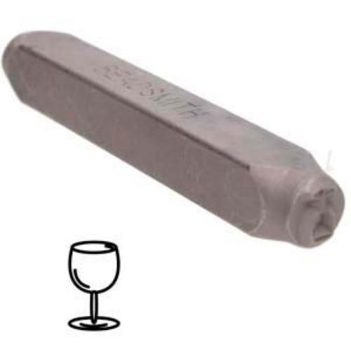 Stamping Tool Design - Wine Glass 6mm Pattern Punch Steel Stamp