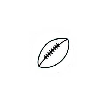 Stamping Tool Design - American Football 6mm Pattern Punch Steel Stamp