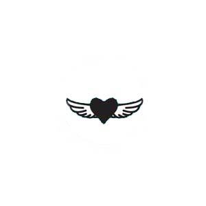 Stamping Tool Design - Heart Wings 6mm Pattern Punch Steel Stamp