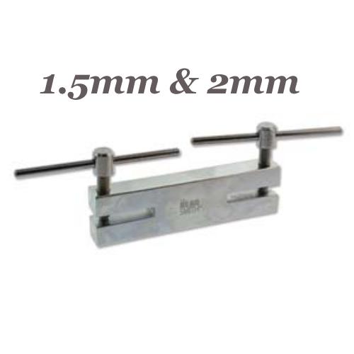 Beadsmith Double Metal 2 Hole Punch 1.5mm, 2.0mm, Jewellery Tools