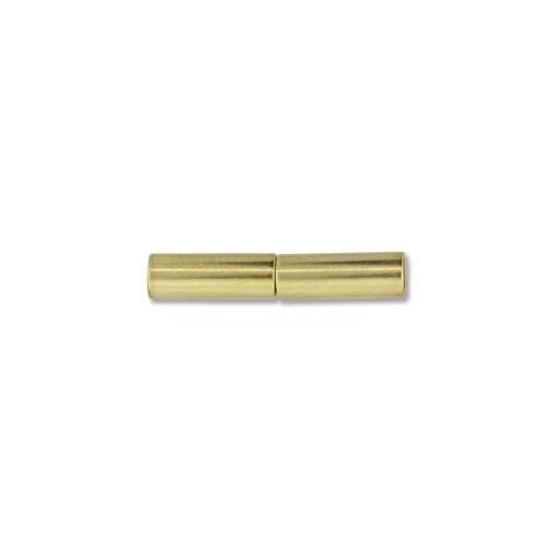 Kumihimo Glue in Magnetic Clasp 3.2mm id Gold Plated x1