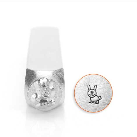 Hopper the Bunny Rabbit 6mm Metal Stamping Design Punches - ImpressArt