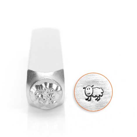 ImpressArt, Fluffy the Sheep 6mm Metal Stamping Design Punches