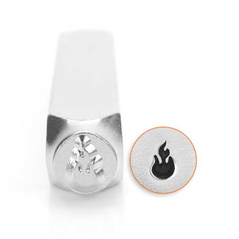 ImpressArt, Fire Flame 6mm Metal Stamping Design Punches