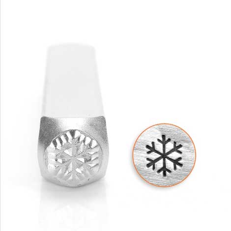 ImpressArt, Snowflake Large 6mm Metal Stamping Design Punches