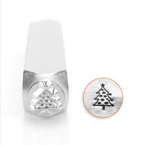 ImpressArt, Christmas Tree 6mm Metal Stamping Design Punches