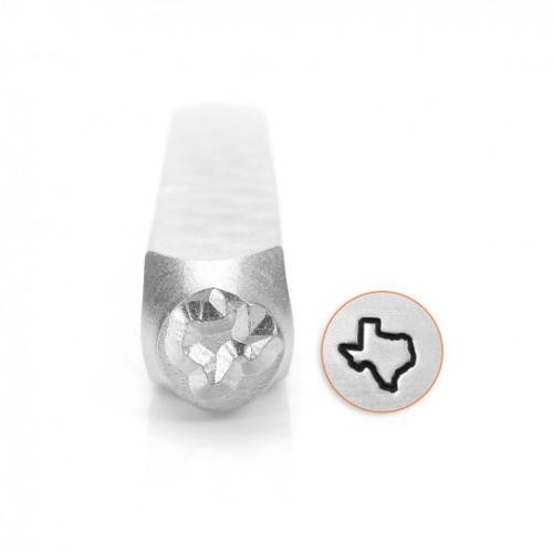 ImpressArt, Texas Outline Design 6mm Metal Stamping Design Punches