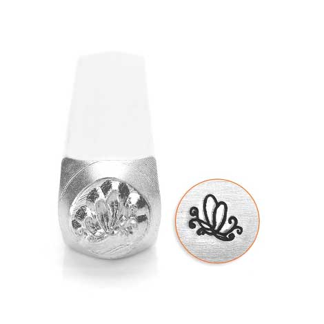 Butterfly Swirl 2 6mm Metal Stamping Design Punches - ImpressArt
