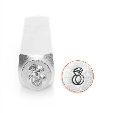 ImpressArt Diamond Ring 6mm Metal Stamping Design Punches