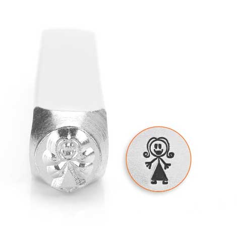 ImpressArt Stick Family Woman Mama 7mm Metal Stamping Design Punches