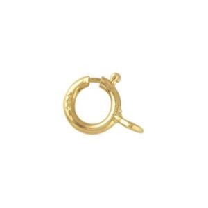 14kt Gold (Solid) 5mm Spring Ring Clasp x1