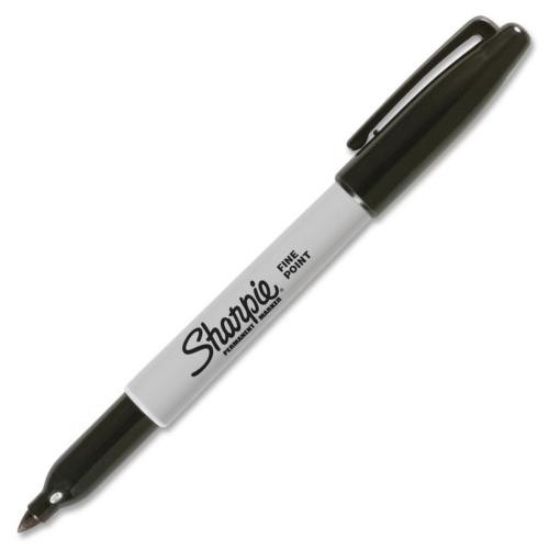 Sharpie Permanent, Fine Point, Marker Pen - Black
