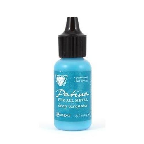 Vintaj Single Patina, Deep Turquoise by Ranger 0.5oz Bottle