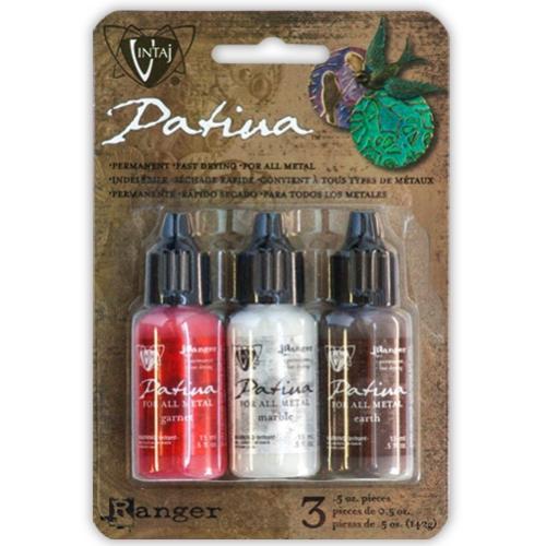 Vintaj Patina Kit Pack, Painted Barn by Ranger x3 0.5oz Bottle Pack