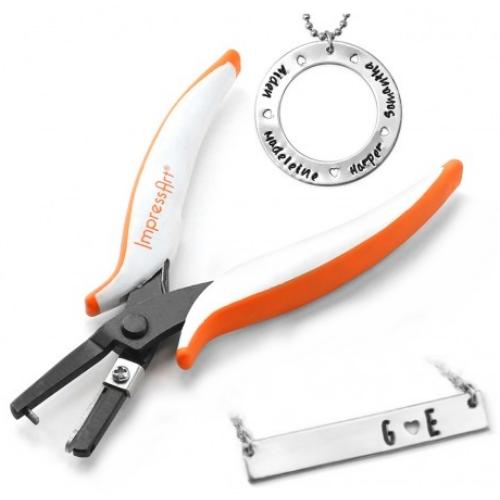 ImpressArt 2mm Heart Hole Punch Pliers for Metal Stamping Blanks