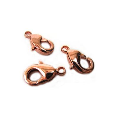 Lobster Parrot Clasp 12x6.5mm Copper Plated, Beadsmith, x1