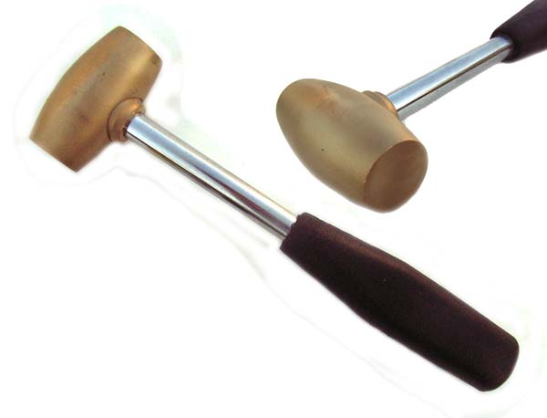 Beadsmith Brass Mallet 1lb Stamping Hammer - Jewellers Tools x1