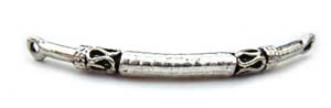 Bali Style Bracelet Bar Link Bar Silver #A x1
