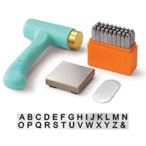 Basic Sans Serif Alphabet Upper Case Letter 3mm 1/8 Metal Stamping Kit - ImpressArt
